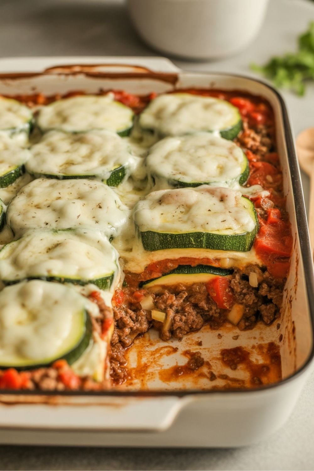 Low Carb Zucchini Beef Bake