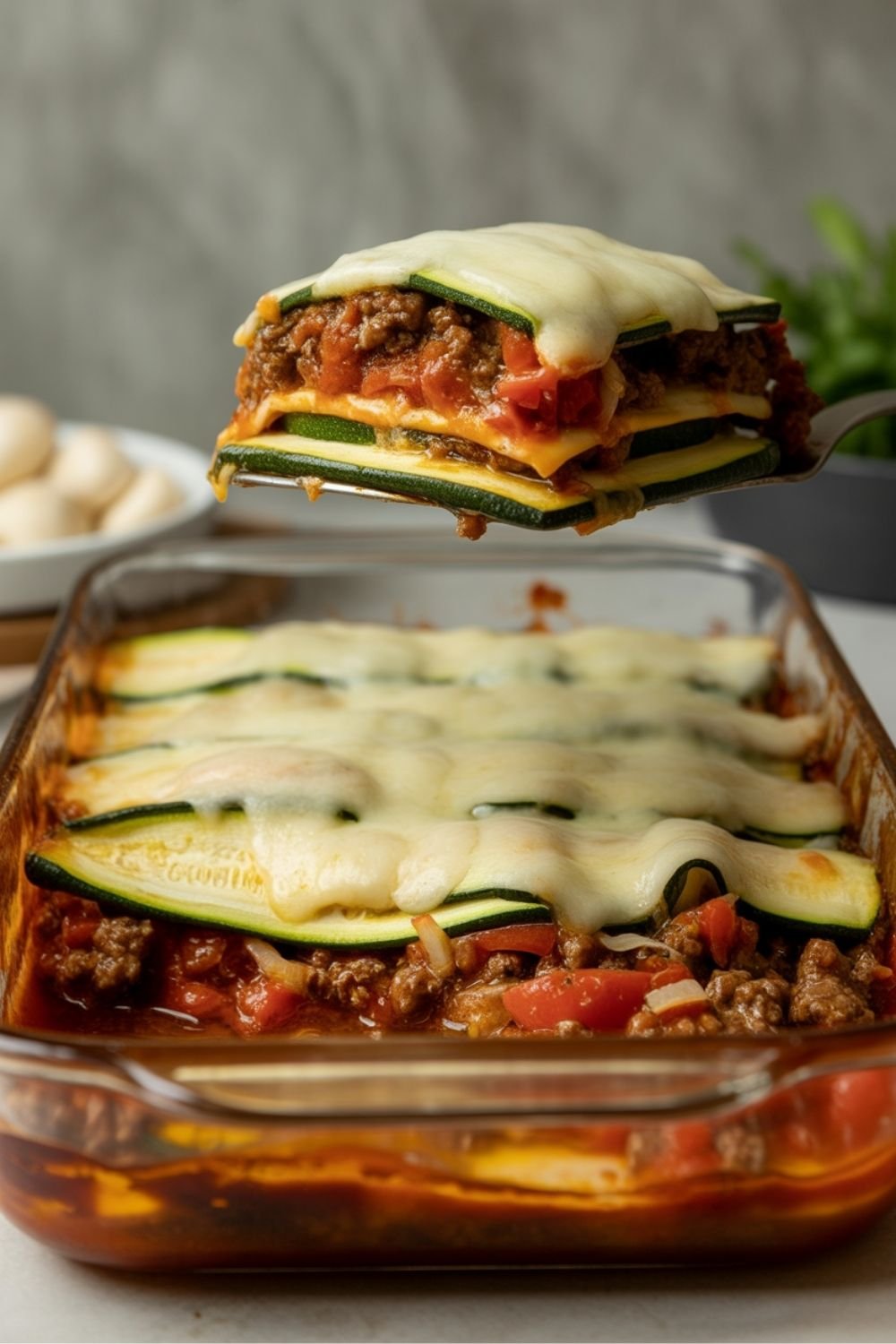 Low Carb Zucchini Beef Bake