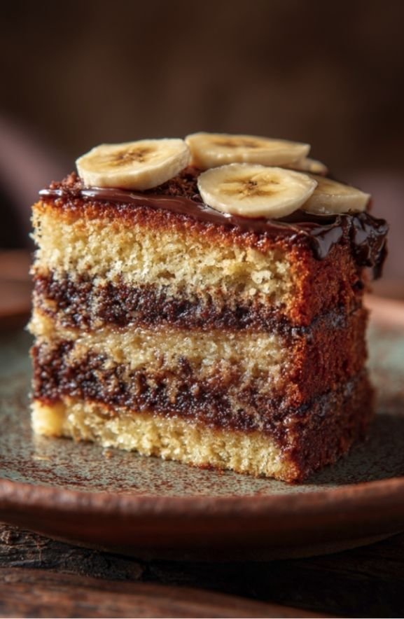 banana chocolate cake