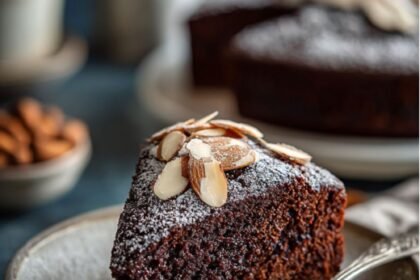 chocolate almond cake