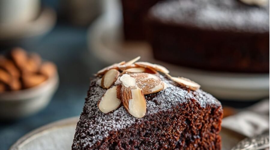 chocolate almond cake