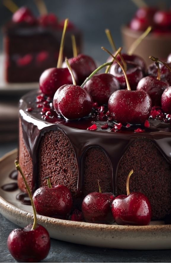 chocolate cherry cake