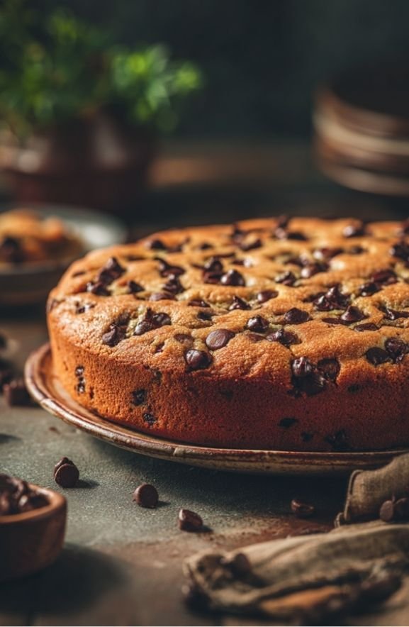 chocolate chip cookie cake
