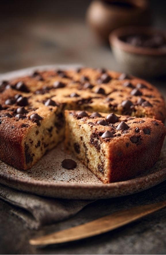 chocolate chip cookie cake
