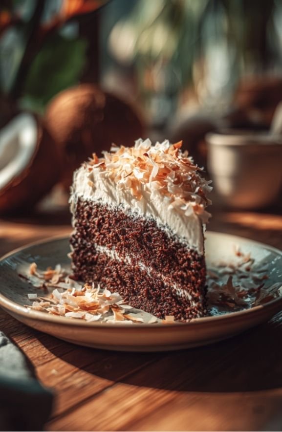 chocolate coconut cake