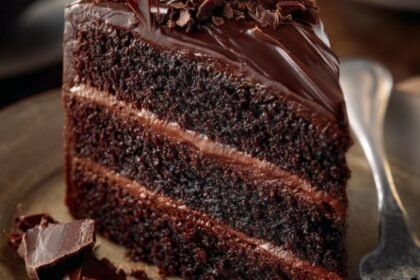dark chocolate cake