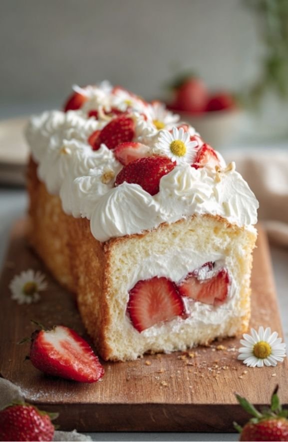 Strawberry Angel Food