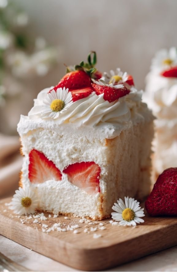 Strawberry Angel Food