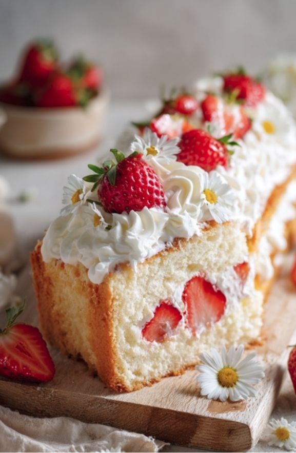 Strawberry Angel Food