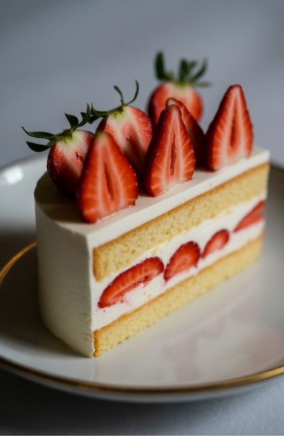 Strawberry Cream Cake