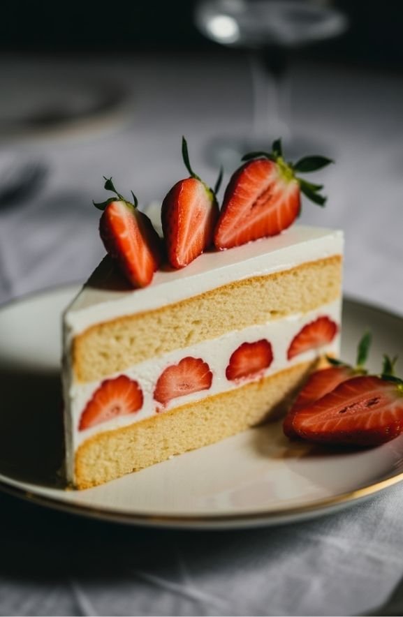 Strawberry Cream Cake