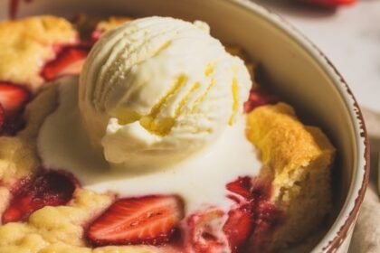 Strawberry Dump Cake