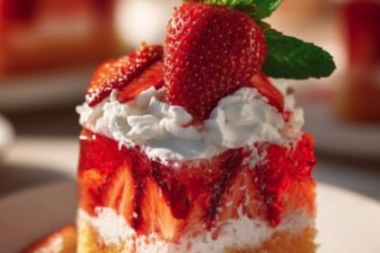 strawberry jello poke cake