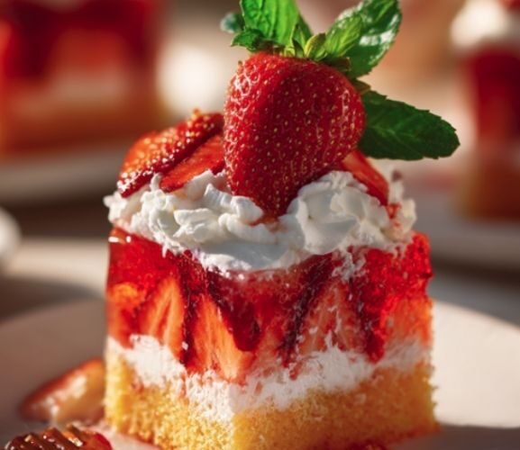 strawberry jello poke cake