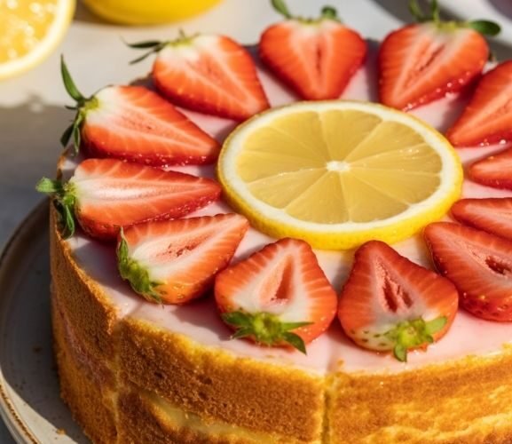 Strawberry Lemonade Cake