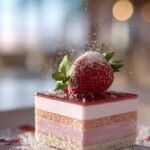 strawberry mousse cake