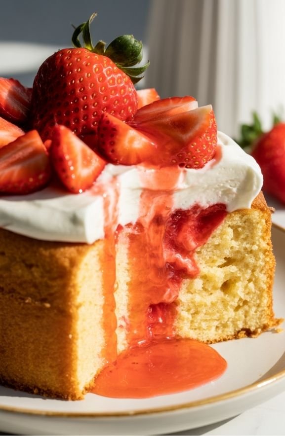 Strawberry Poke Cake