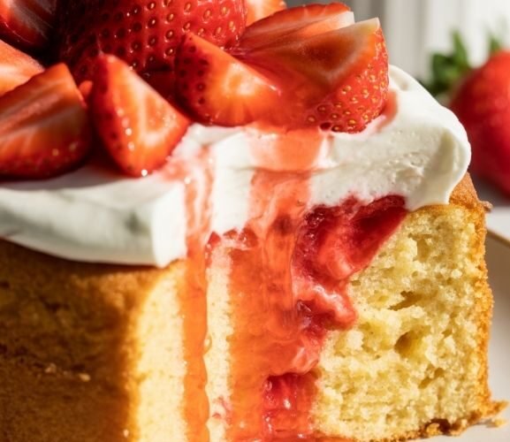 Strawberry Pound Cake