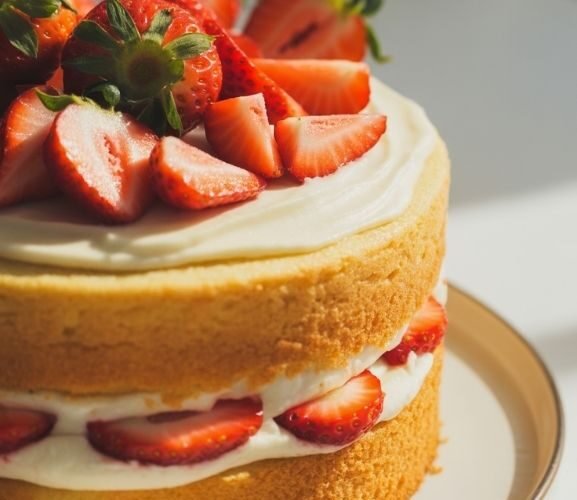 Strawberry Shortcake Layer Cake