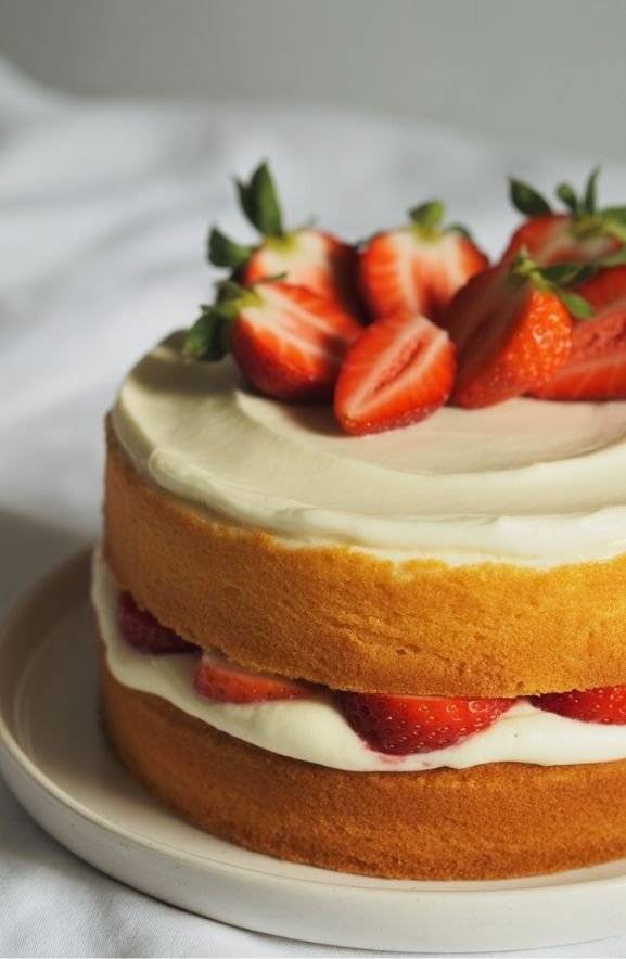 Strawberry Shortcake Layer Cake