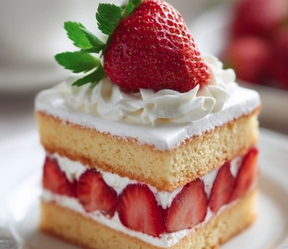 strawberry sponge cake