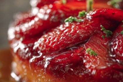 strawberry upside down cake