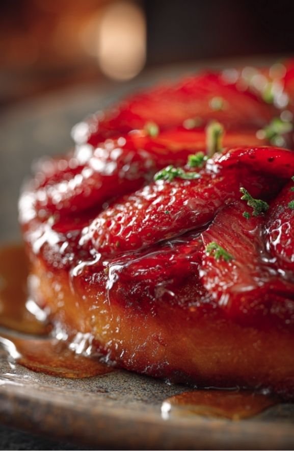 strawberry upside down cake