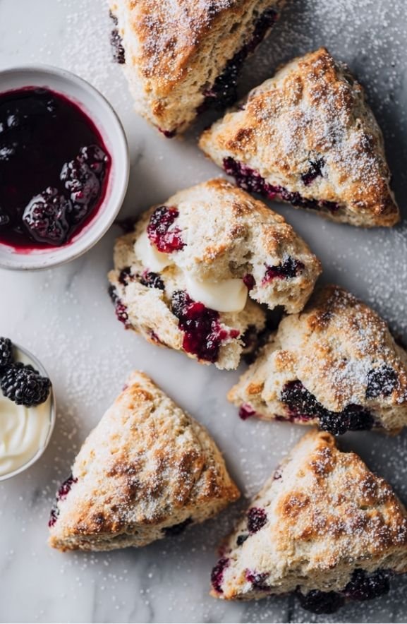 Blackberry Scones Recipe (3)