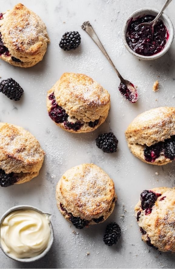blackberry scones