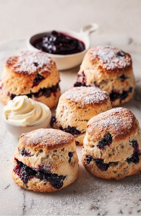 blackberry scones
