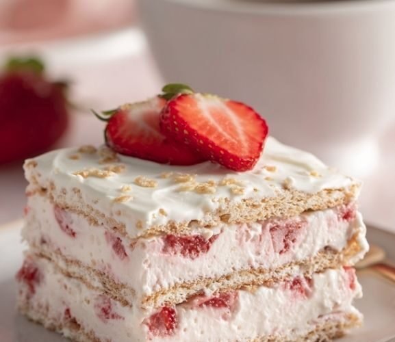 Strawberry Icebox Cake