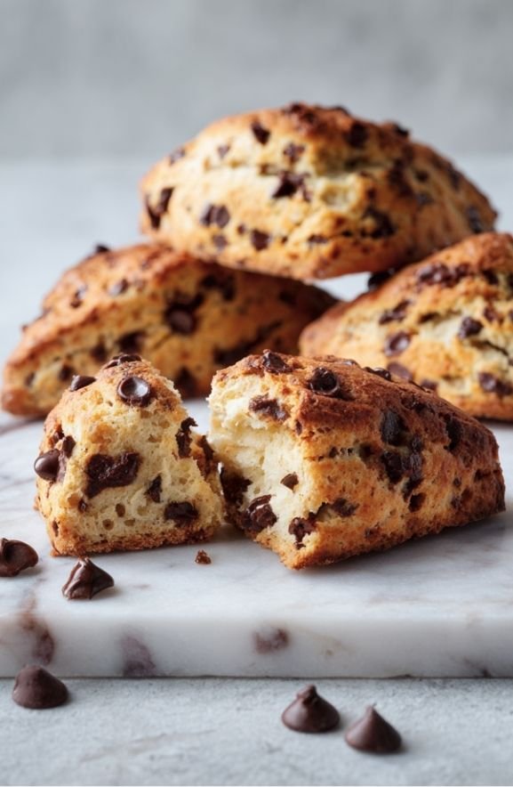 chocolate chip scones