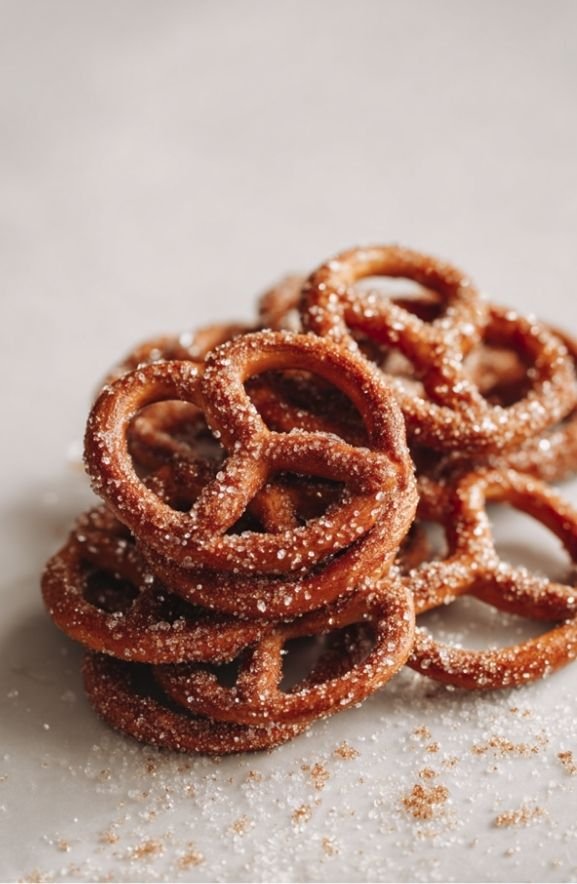 cinnamon sugar pretzels