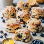 lemon blueberry scones