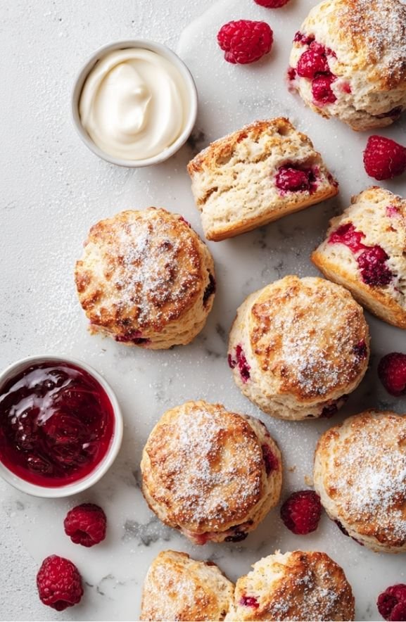 Raspberry Scones