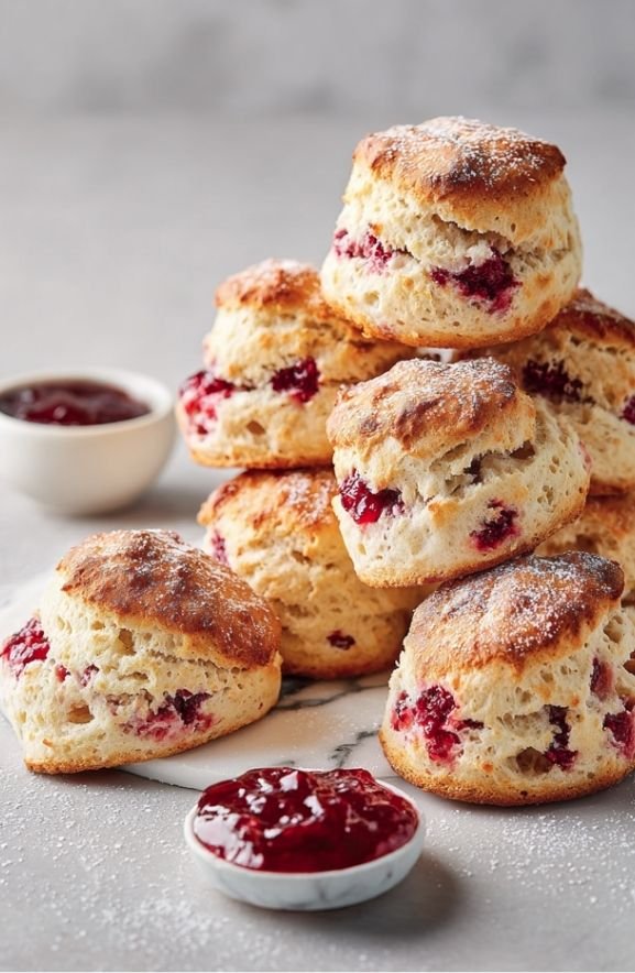 Raspberry Scones