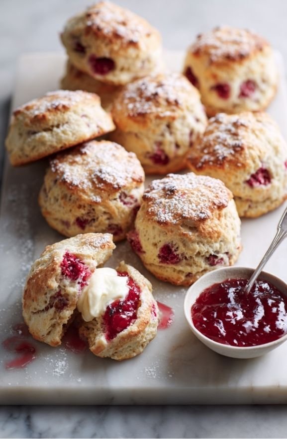 Raspberry Scones