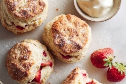 Strawberry Scones