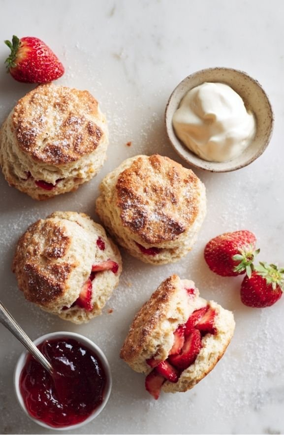 Strawberry Scones