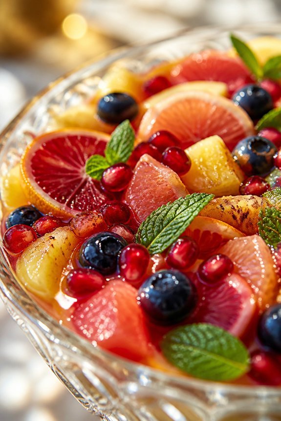 citrus infused refreshing fruit salad