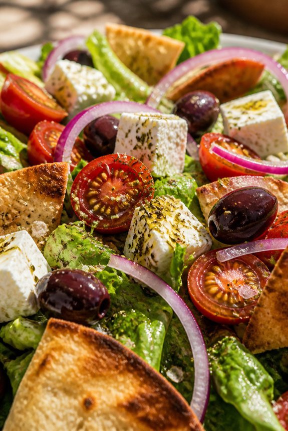 crispy pita chip salad