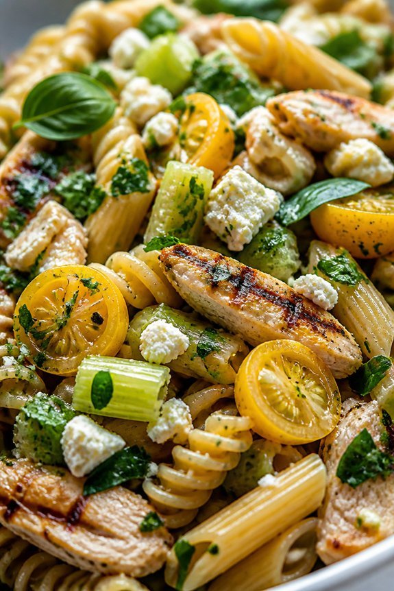 grilled chicken pasta salad