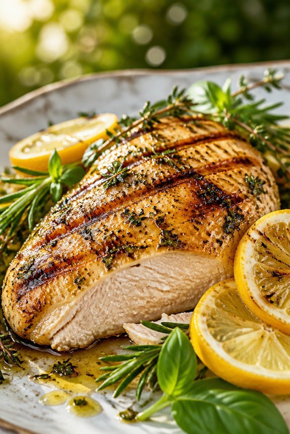 lemon herb marinated chicken