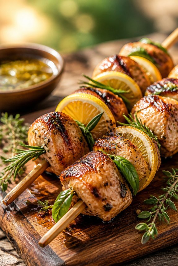 lemon herb marinated chicken