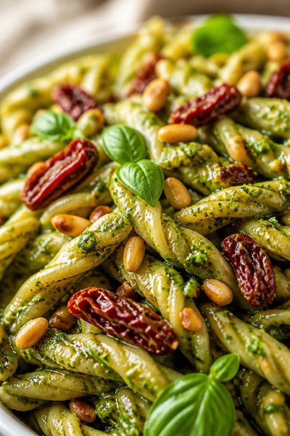 pesto pasta salad delight
