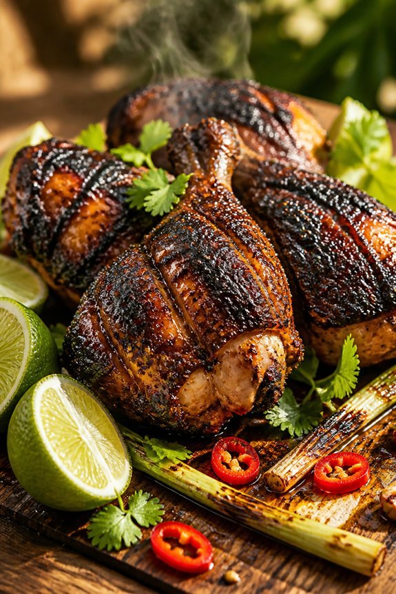 spicy marinated roasted chicken