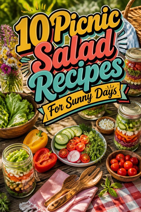 sunny day picnic salads