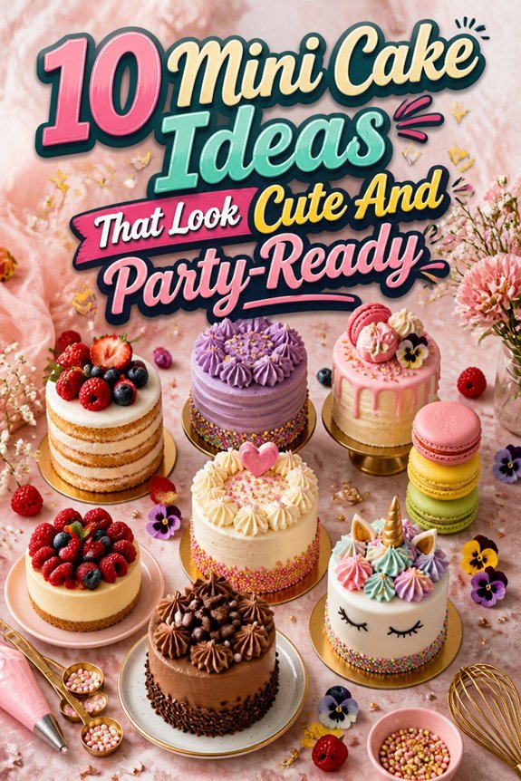 adorable party ready mini cakes