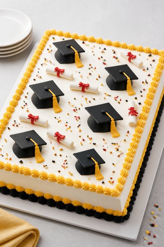 budget friendly graduation cake