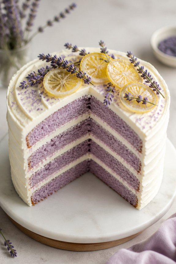 lavender lemon cake simplicity